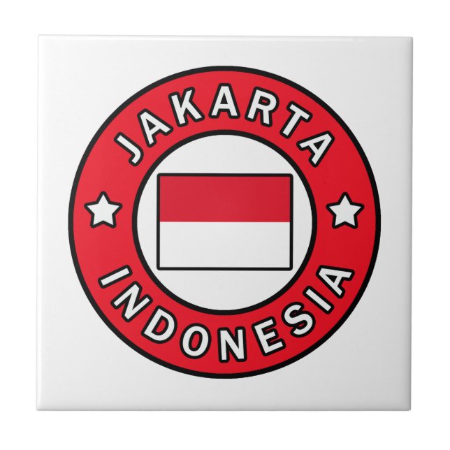 Jakarta Indonesia Ceramic Tile (Front)