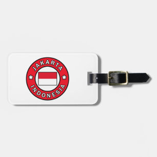 Jakarta Indonesia Luggage Tag