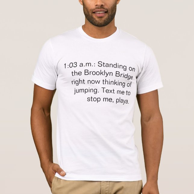 Jake and Amir: Text Messages (Tee) T-Shirt (Front)