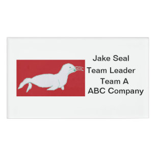 Jake Seal Name Tag