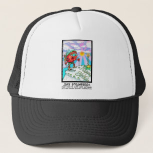 Jake Strawberry Funny Dessert Gifts & Links Trucker Hat