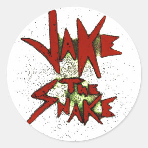 Jake the Snake Classic Round Sticker