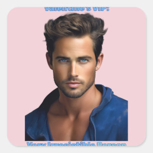 Jake - Valentine's VIP Square Sticker
