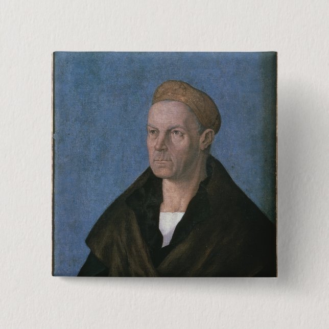 Jakob Fugger, the Rich 15 Cm Square Badge (Front)