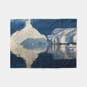 Jakobshavn Glacier Disko Bay Ilulissat, Greenland Fleece Blanket