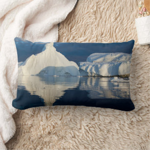 Jakobshavn Glacier Disko Bay Ilulissat, Greenland Lumbar Cushion