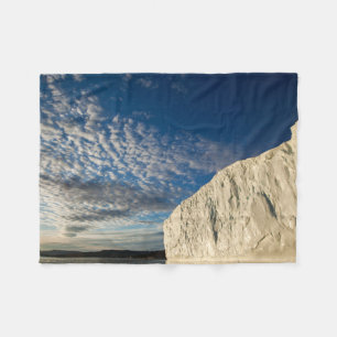 Jakobshavn Glacier in Disko Bay Fleece Blanket