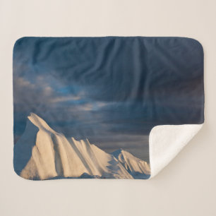 Jakobshavn Isfjord Greenland Sherpa Blanket