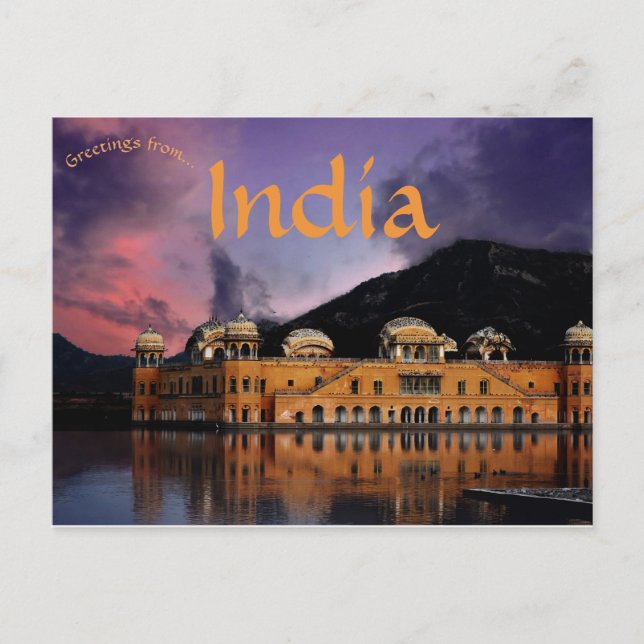 Jal Mahal Jaipur India Postcard (Front)
