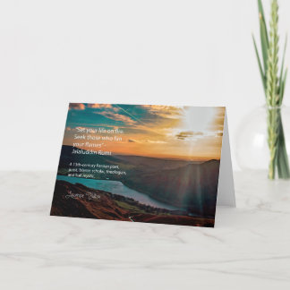 Jalaluddin Rumi - follow your passiion Card