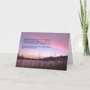 Jalaluddin Rumi -What is true wisdom Card