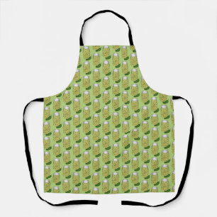 Jalapeno Jalapeño Hot Green Pepper Relish Jar Apron