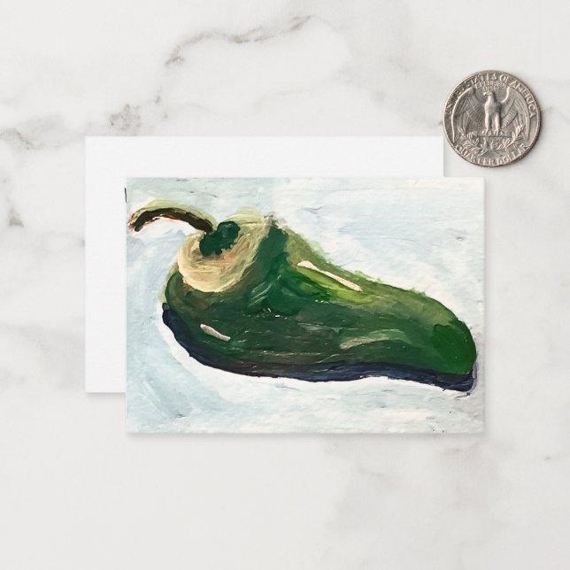 Jalapeño Pepper Card (Front/Back In Situ)