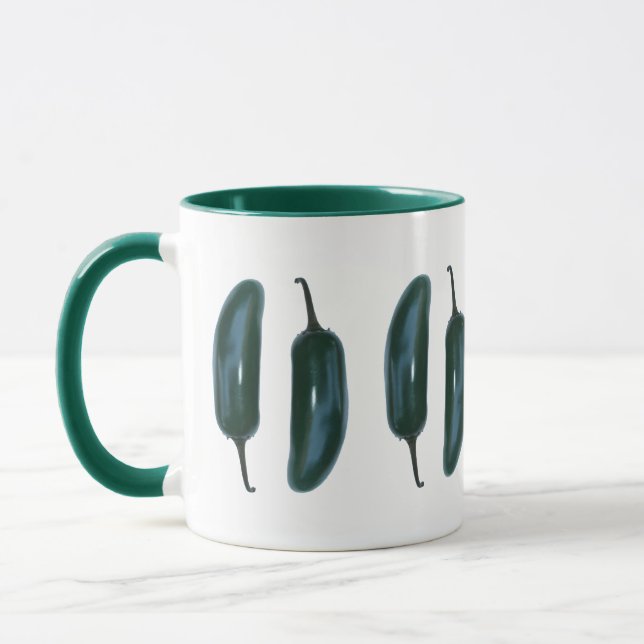 Jalapeno Peppers Mug (Left)