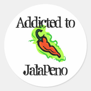 Jalapenos Classic Round Sticker