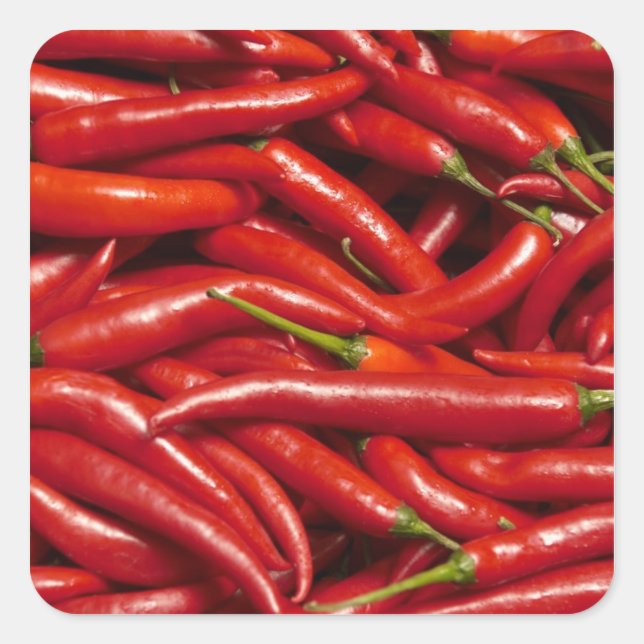 Jalapenos Square Sticker (Front)