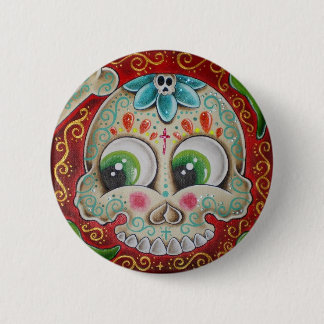 Jalapenos verdes 6 cm round badge