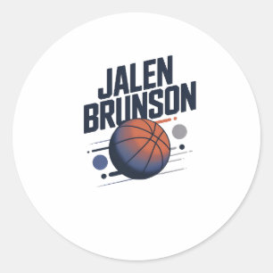 Jalen Brunson Classic Round Sticker