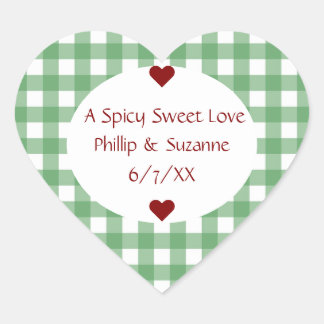 Jalepeno Jelly Wedding Favour Jar Sticker Labels