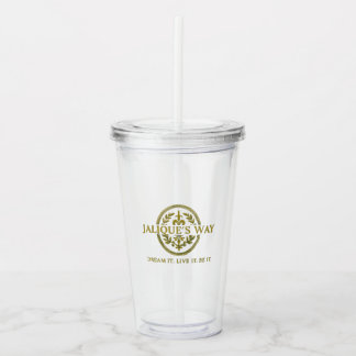 Jalique's Way Cup and straw