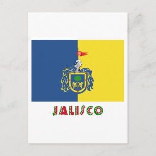 Jalisco Flag Postcard