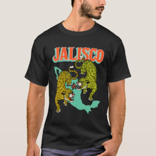 Jalisco Mexico Jaguar Cat World Travel Mexican Pri T-Shirt