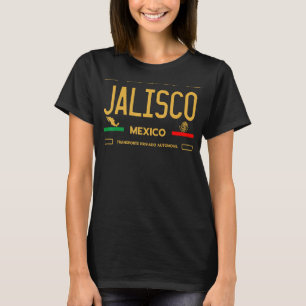 Jalisco Mexico License Plate Aesthetic Jalisco T-Shirt