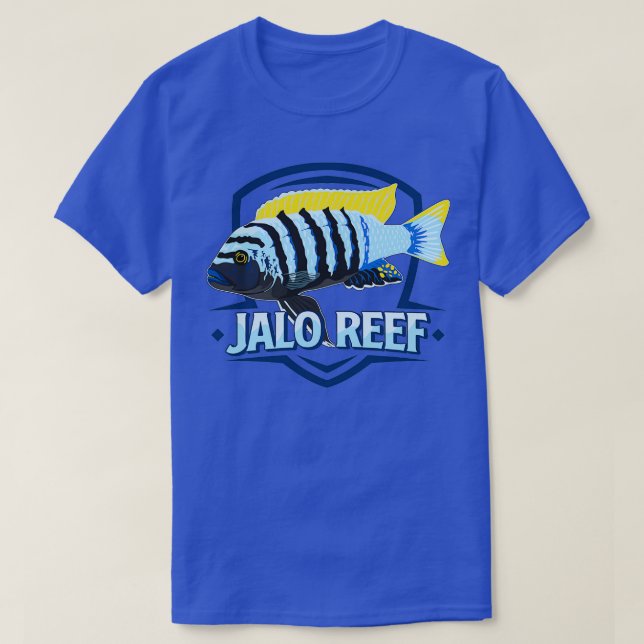 Jalo Reef Mbuna Cichlid Lake Malawi Cynotilapia af T-Shirt (Design Front)