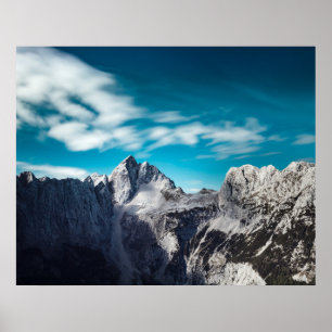 Jalovec mountain in Slovenia Poster