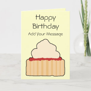 Jam and Cream Scone. Card