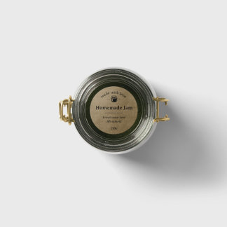 Jam and preserves Jar Lid Label Sticker