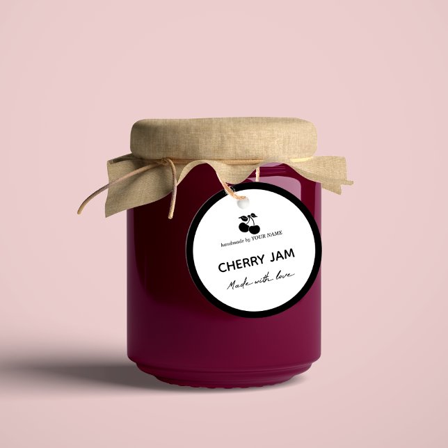 Jam Jar Hang Tag Packaging Design (Creator Uploaded)