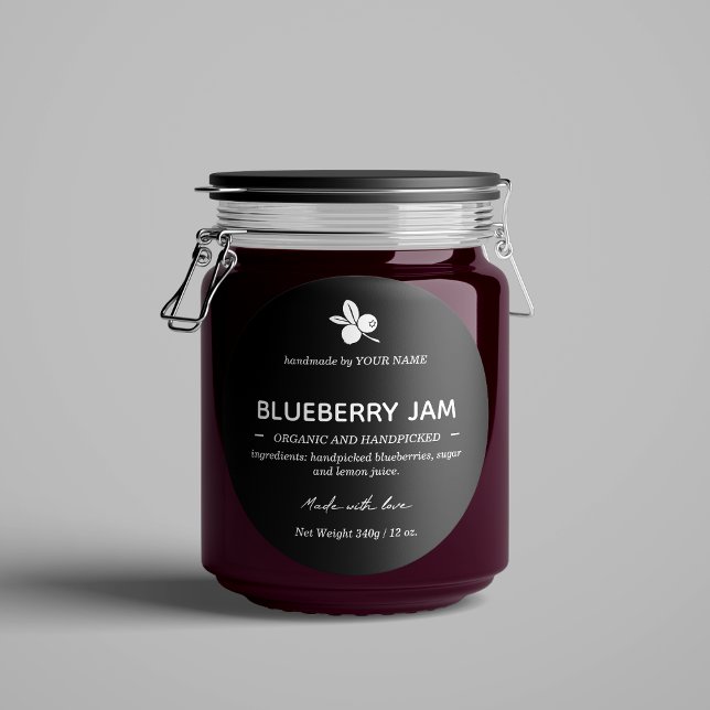 Jam Jar Label Packaging Design (Creator Uploaded)