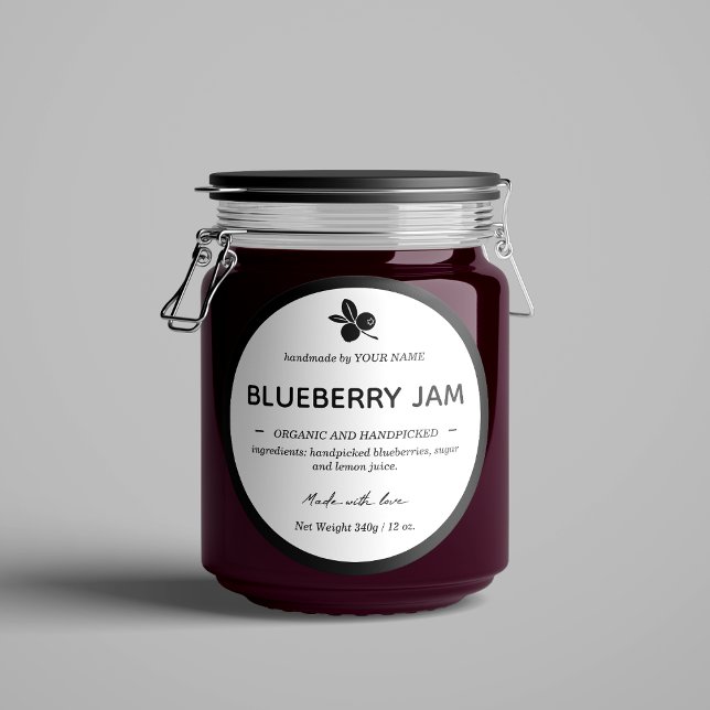Jam Jar Label Packaging Design (Creator Uploaded)
