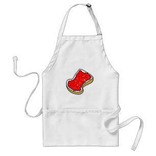 jam on bread standard apron