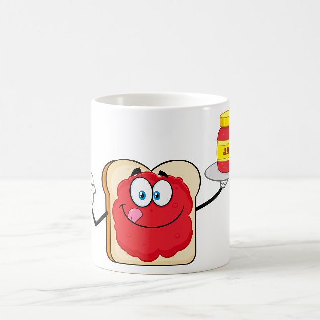 Jam On Toast Happy Face Coffee Mug (Creator Uploaded)