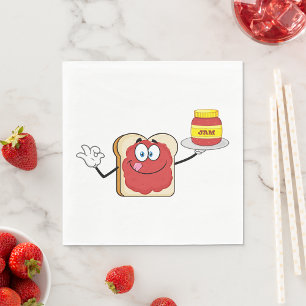 Jam On Toast Napkin
