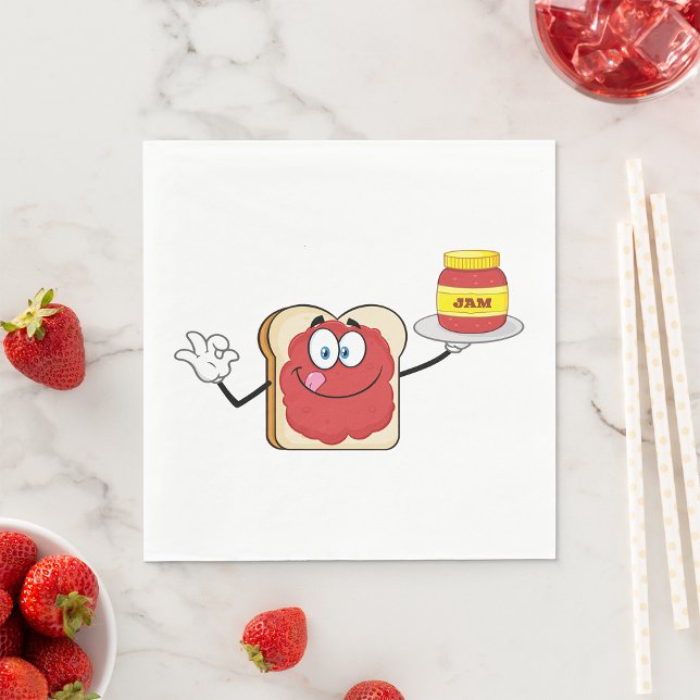 Jam On Toast Napkin (Creator Uploaded)