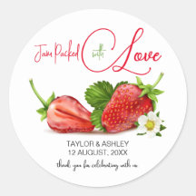 Jam Packed with Love Strawberry Fruit | Wedding