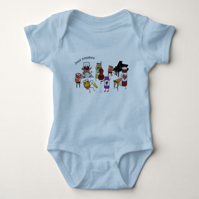 Jam Session Baby Bodysuit (Front)