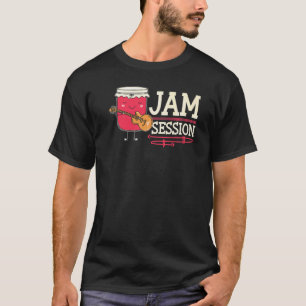 Jam Session Musician Jelly Pun Guitar T-Shirt