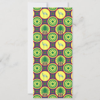 Jamahiri ® Libya | Africa Pattern  Invitation