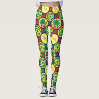 Jamahiri ® Libya | Africa Pattern Leggings