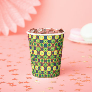 Jamahiri ® Libya | Africa Pattern Paper Cups