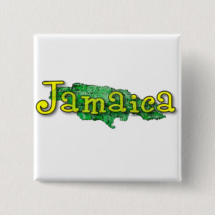Jamaica 15 Cm Square Badge