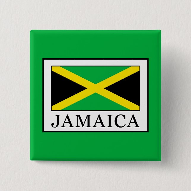 Jamaica 15 Cm Square Badge (Front)
