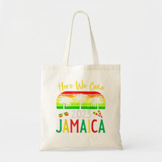 Jamaica 2023 Here We Come Matching Family Vacation Tote Bag