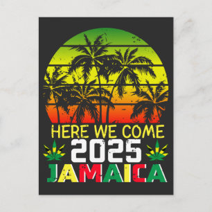 Jamaica 2025 Here We Come Postcard