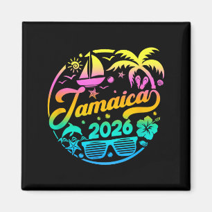 Jamaica 2026 Family Vacation Beach Matching Group  Magnet