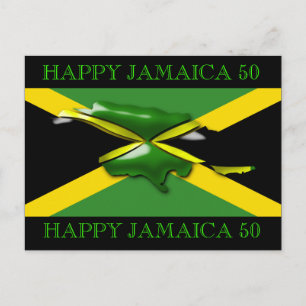 Jamaica 50 Celebration Postcard